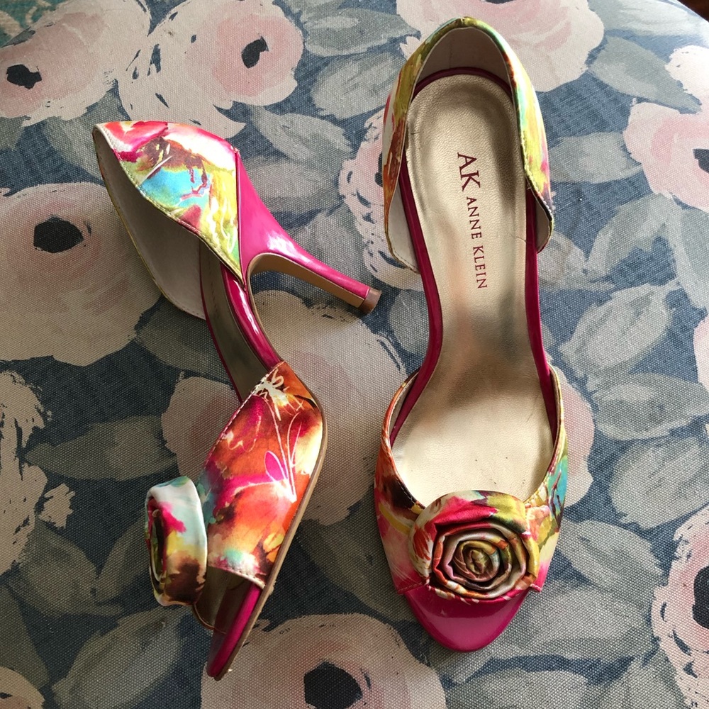 Cute Floral Heels
